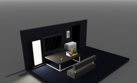 【哈粉世界】3D的房间之客厅