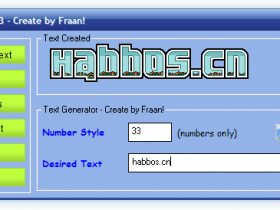 哈宝字体生成软件 - Text Generator v3 - Create by Fraan!