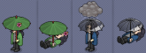 【线上购】雨具套装:雨伞A1